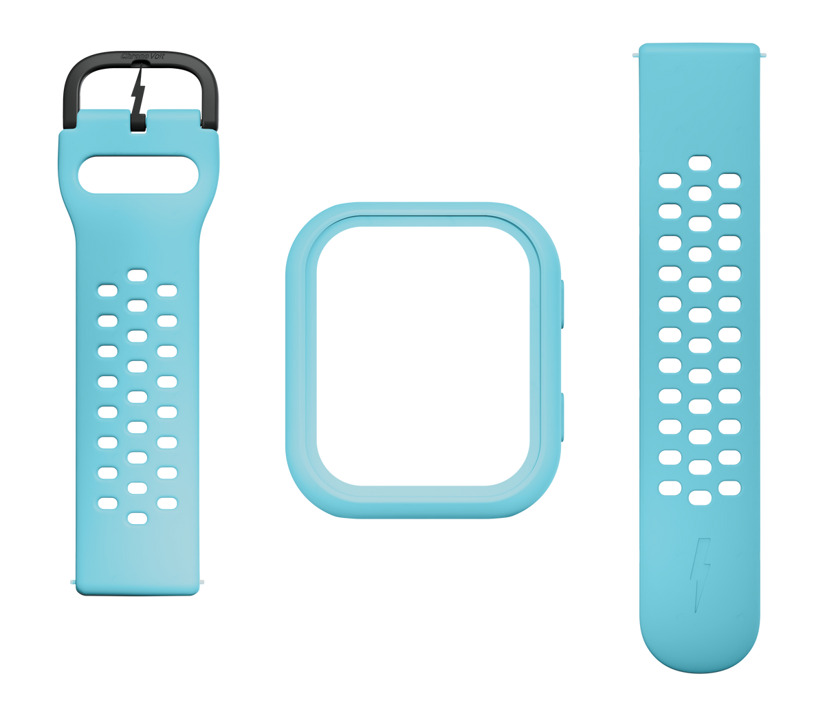 ChronoVolt Band & Case Protector Matte Blue