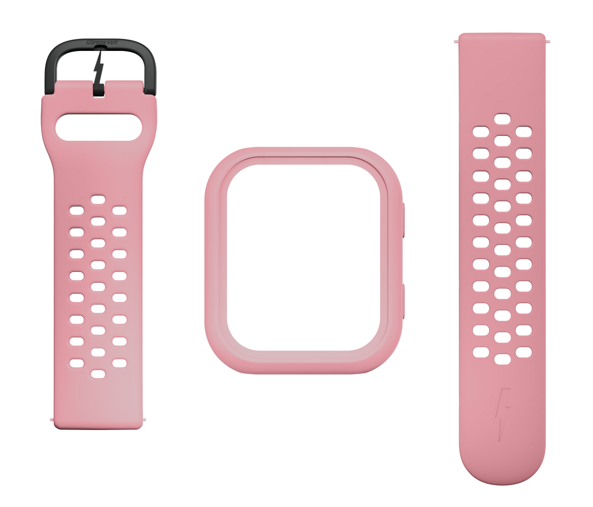 ChronoVolt Band & Case Protector Matte Pink