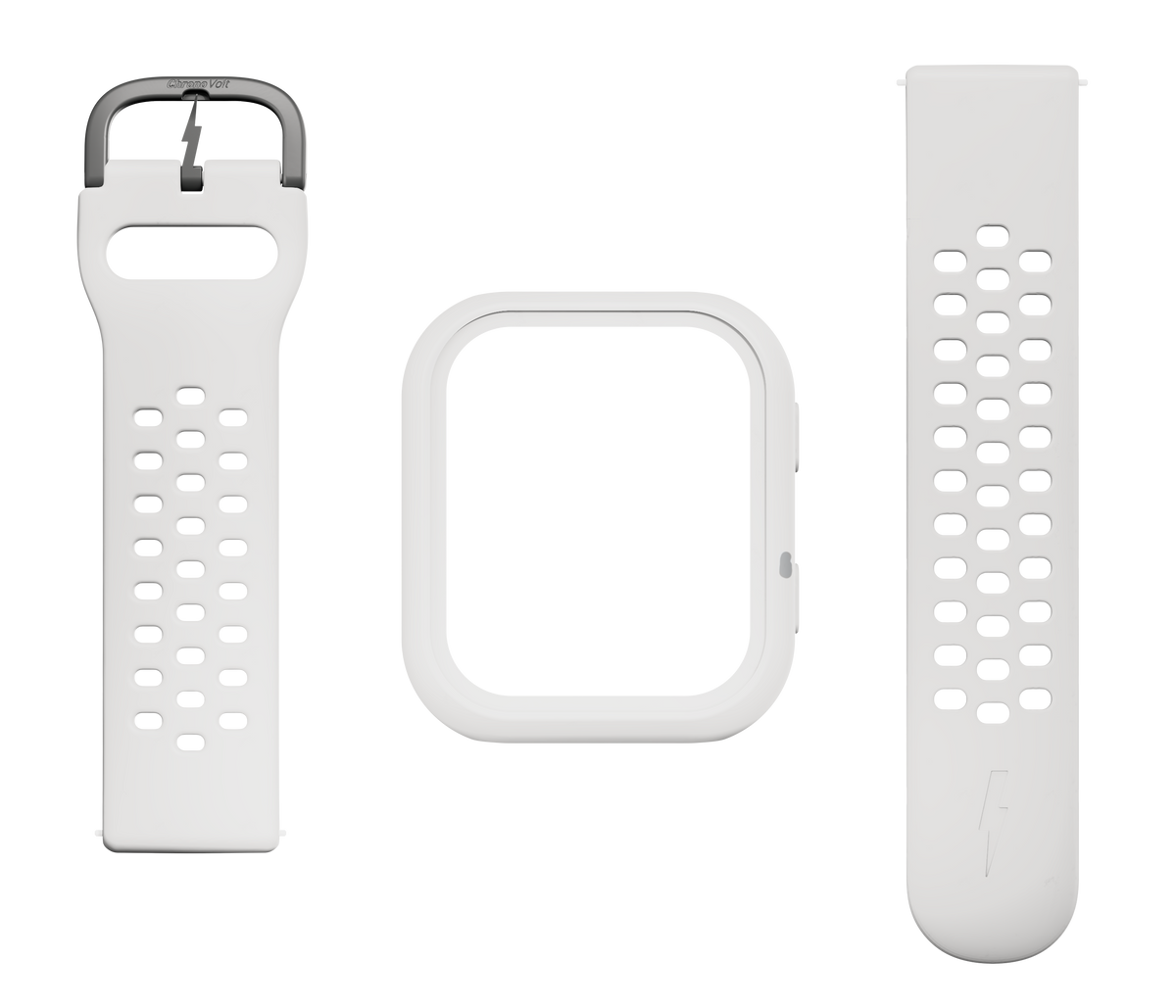 ChronoVolt Band & Case Protector Matte White