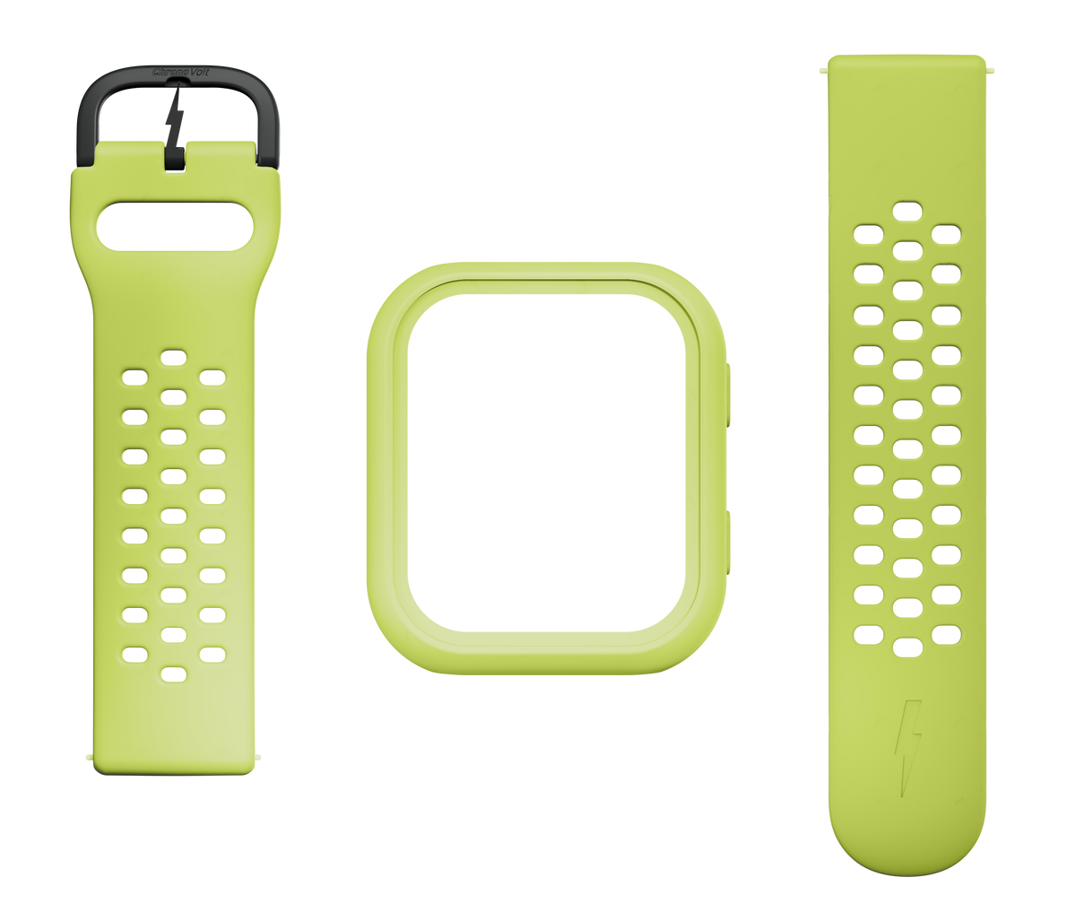 ChronoVolt Band & Case Protector Matte Yellow