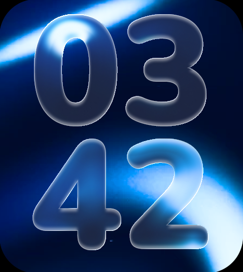 Glass Blue - Watch Face