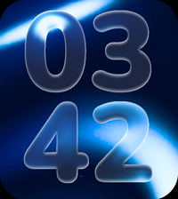 Glass Blue - Watch Face
